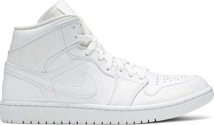 Nike Air Jordan 1 Mid 'Triple White'