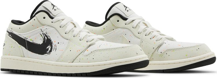 Nike Air Jordan 1 Low 'Brushstroke Swoosh - Paint Splatter'