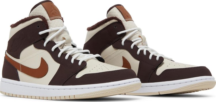 Nike Air Jordan 1 Mid SE 'Cream Dark Chocolate'