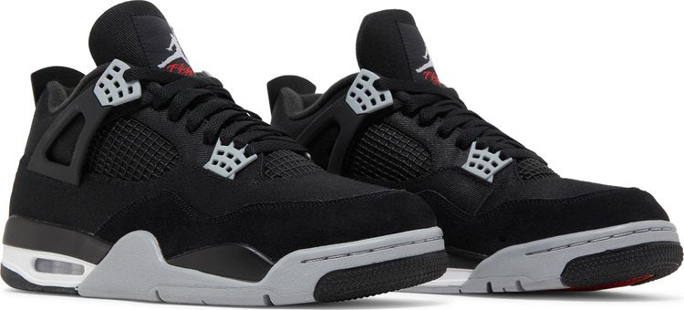 Nike Air Jordan 4 Retro 'Black Canvas'