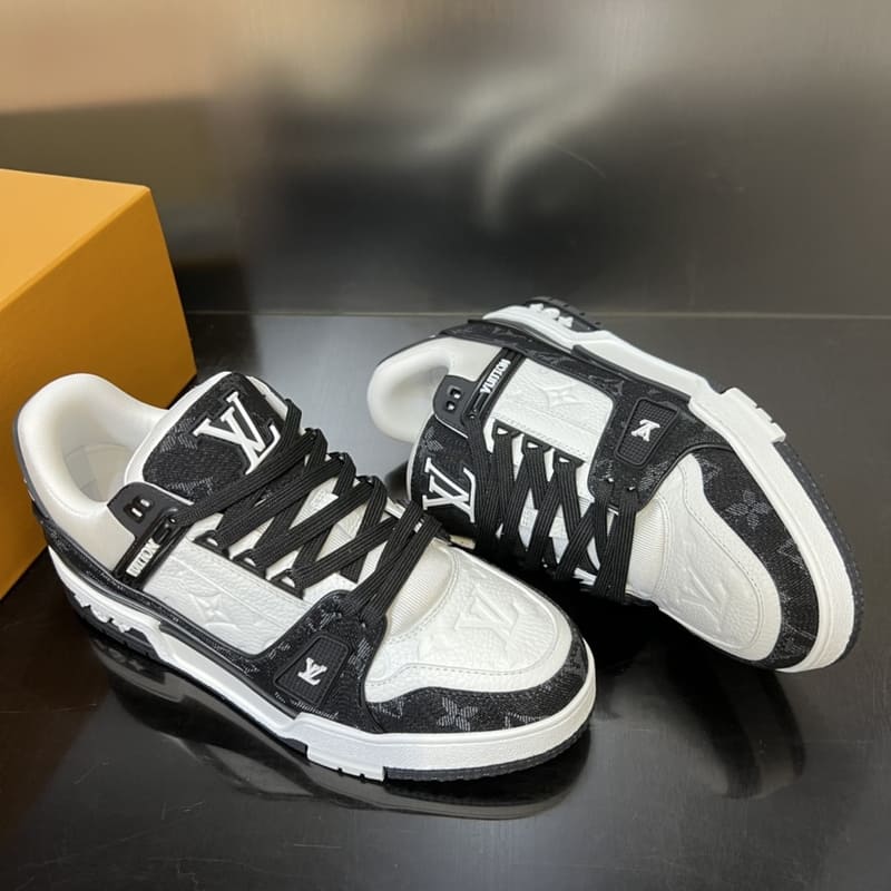 Louis Vuitton LV Trainer White Black